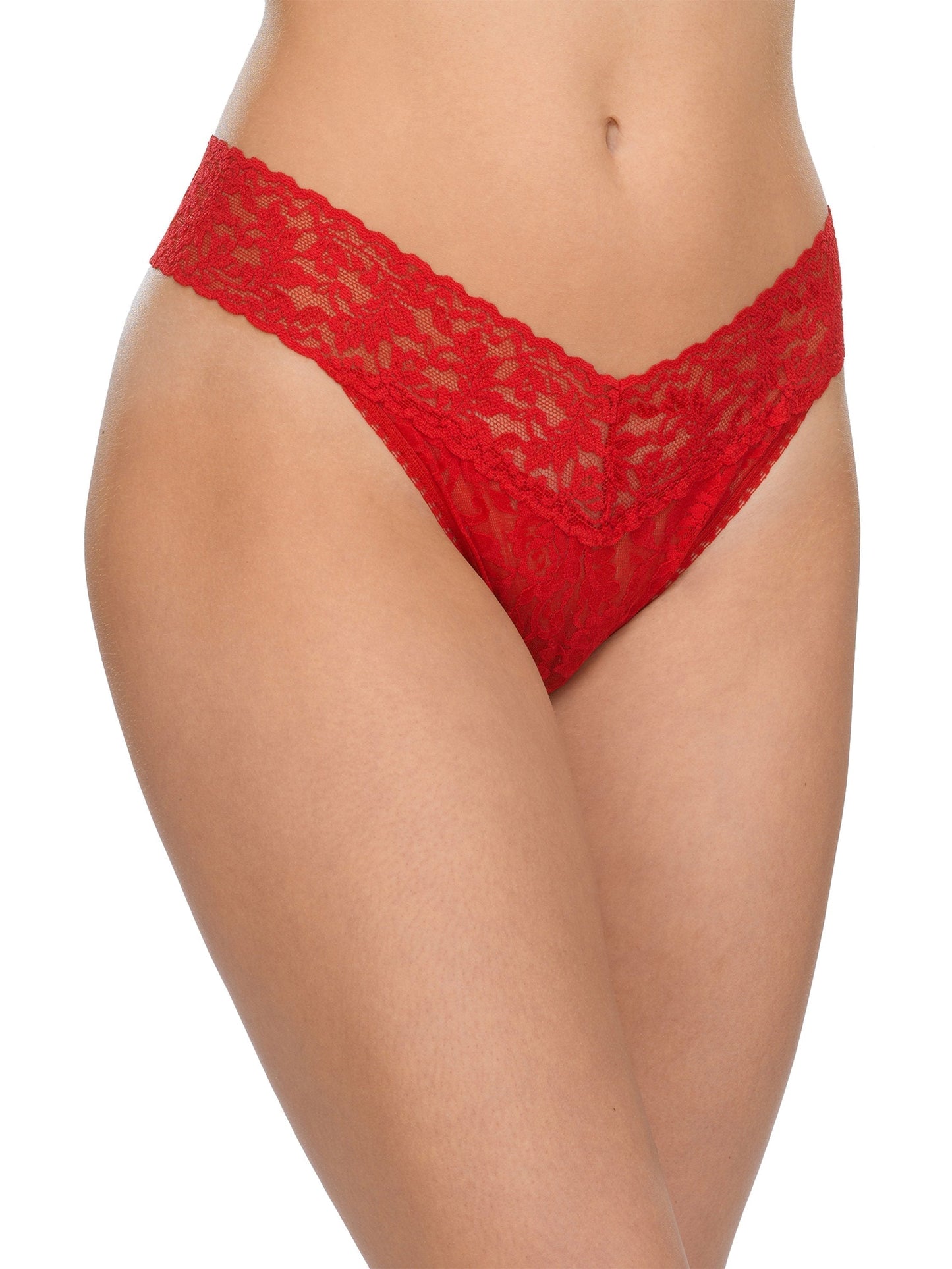 Signature Lace® Original Rise Thong Red
