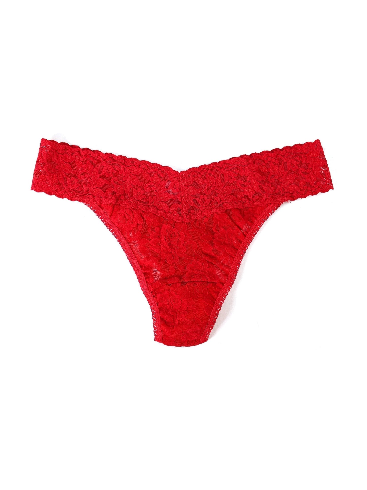 Signature Lace® Original Rise Thong Red