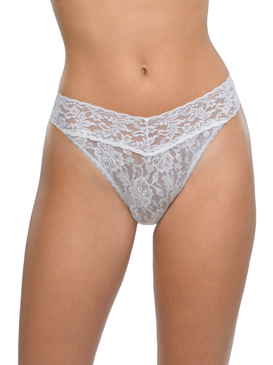 Signature Lace® Original Rise Thong White